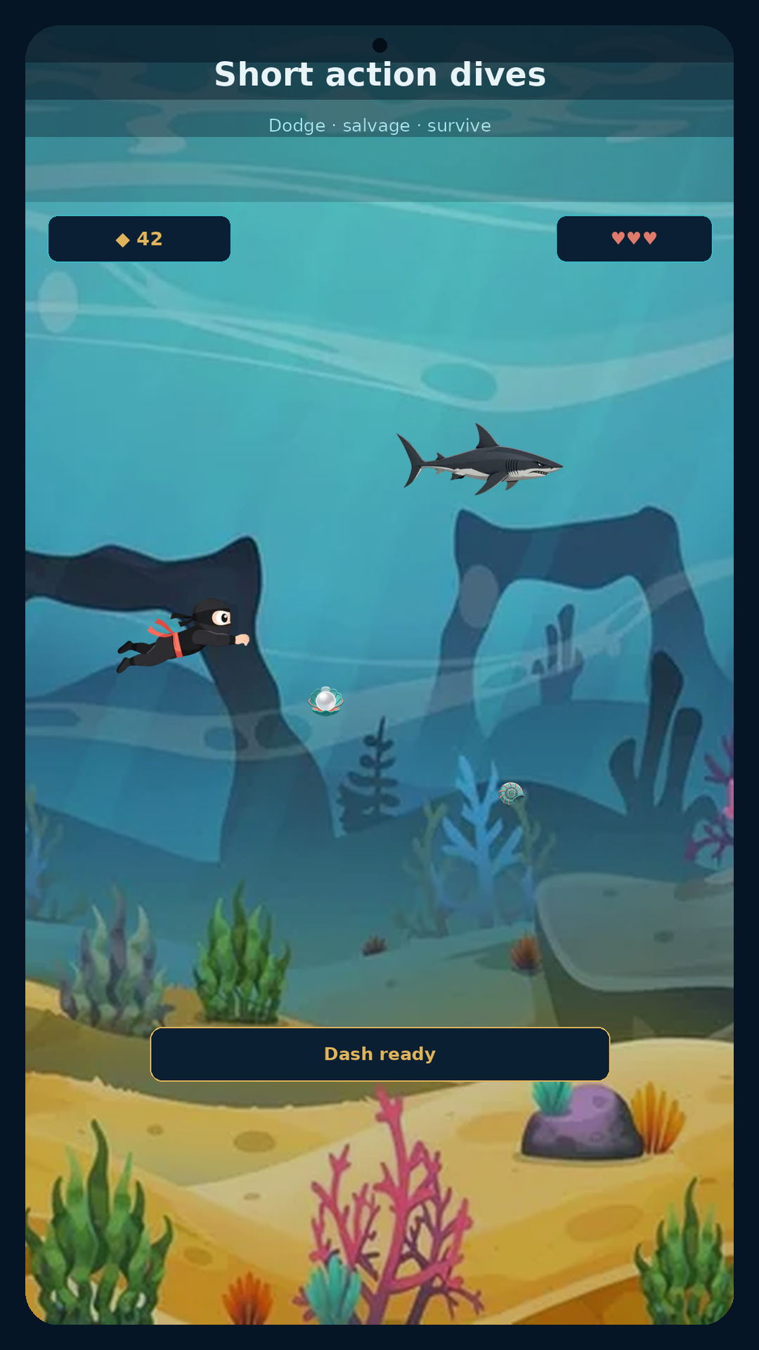 Deepsea Ninja screenshot 2